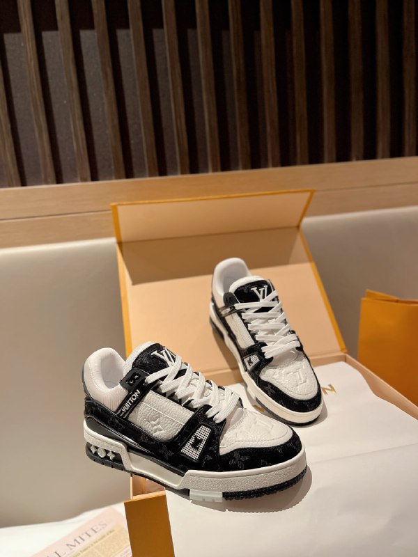 Why the LV Trainer Sneakers are a Must-Have 🖤🤍  The Louis Vuitton Trainer Sneakers in black and white perfectly blend luxury and street style, making them a must-have for any fashion lover.  💎 Luxe Design  Crafted with premium leather and embossed with LV's iconic monogram, their black-and-white colorway is timeless and versatile—elevating both casual and chic looks.  ✨ Statement Sole  The chunky sole not only adds edge but ensures all-day comfort. Subtle LV details, like the flower motif, provide a touch of understated elegance.  ⭐️ Comfort Meets Style  Cushioned interiors guarantee comfort for walking, shopping, or traveling while staying stylish.  ---🌟 Style Tips:  - Sporty-Chic: Pleated skirt + bold jacket.  - Streetwear: Cargo pants + oversized hoodie.  - Casual: Jeans + white tee.  #LVTrainerSneakers  #LouisVuittonLuxuryShoes  #BlackAndWhiteSneakers  #DesignerFootwear  Stride in confidence—these aren’t just sneakers, they’re a statement! 👟✨Why the LV Trainer Sneakers are a Must-Have 🖤🤍  The Louis Vuitton Trainer Sneakers in black and white perfectly blend luxury and street style, making them a must-have for any fashion lover.  💎 Luxe Design  Crafted with premium leather and embossed with LV's iconic monogram, their black-and-white colorway is timeless and versatile—elevating both casual and chic looks.  ✨ Statement Sole  The chunky sole not only adds edge but ensures all-day comfort. Subtle LV details, like the flower motif, provide a touch of understated elegance.  ⭐️ Comfort Meets Style  Cushioned interiors guarantee comfort for walking, shopping, or traveling while staying stylish.  ---🌟 Style Tips:  - Sporty-Chic: Pleated skirt + bold jacket.  - Streetwear: Cargo pants + oversized hoodie.  - Casual: Jeans + white tee.  #LVTrainerSneakers  #LouisVuittonLuxuryShoes  #BlackAndWhiteSneakers  #DesignerFootwear  Stride in confidence—these aren’t just sneakers, they’re a statement! 👟✨